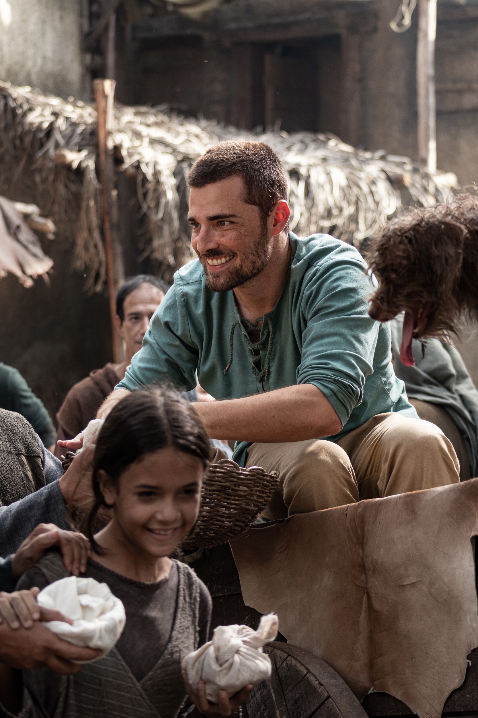 Miguel Coelho nos bastidores de gravação